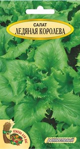 Семена. Салат "Ледяная Королева" РС1, 0,5 грамм. Раннеспелый, светло-зеленый, листовой, устойчив к цветению - фото 4915